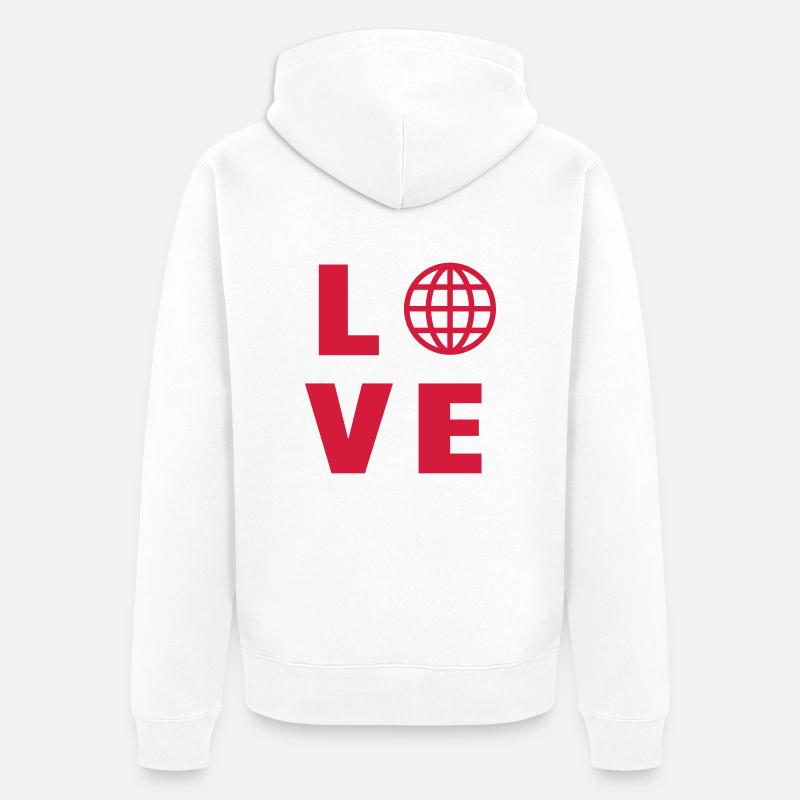 Webmaster Internet Web Geek Website - Unisex Premium Bio Zip Hoodie - Weiß
