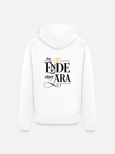 Junggesellenabschied - Unisex Premium Organic Zip Hoodie - white