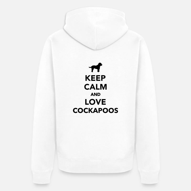 Cockapoo - Veste à capuche bio Premium Unisexe - blanc