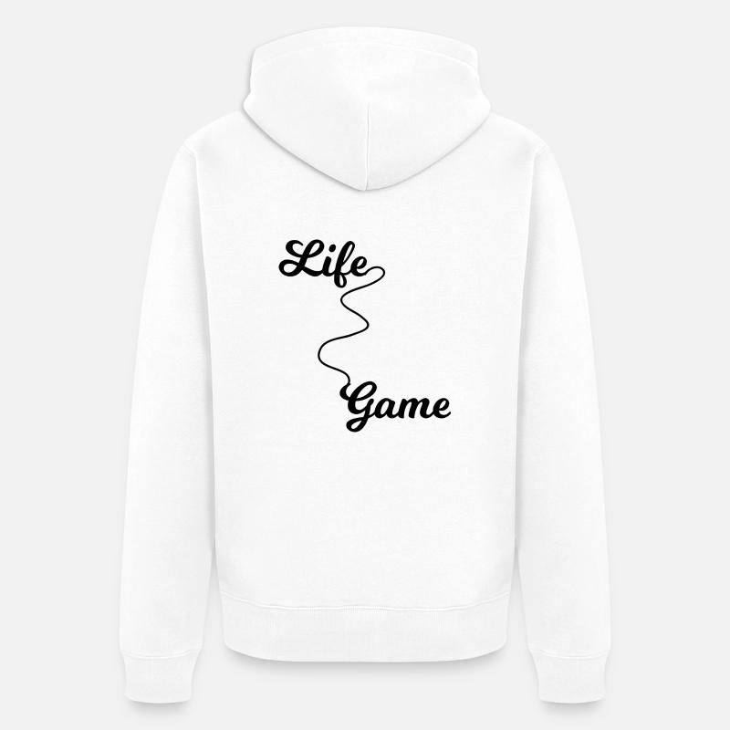 Jeu PC de jeu - Veste à capuche bio Premium Unisexe - blanc