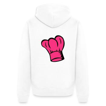 Chef - La Toque de cuisinier - cuisinier - Veste à capuche bio Premium Unisexe - blanc - Dos - Thijin (182cm)