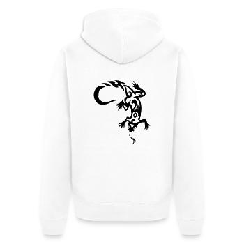 tribal tattoo - Veste à capuche bio Premium Unisexe - blanc - Dos - Thijin (182cm)