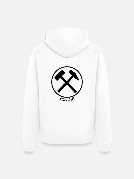 Glück Auf Bergmann kompis T-shirt - Ekologisk premiumluvjack unisex - vit