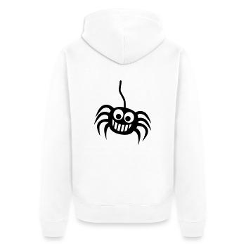 Araignée - Veste à capuche bio Premium Unisexe - blanc - Dos - Thijin (182cm)