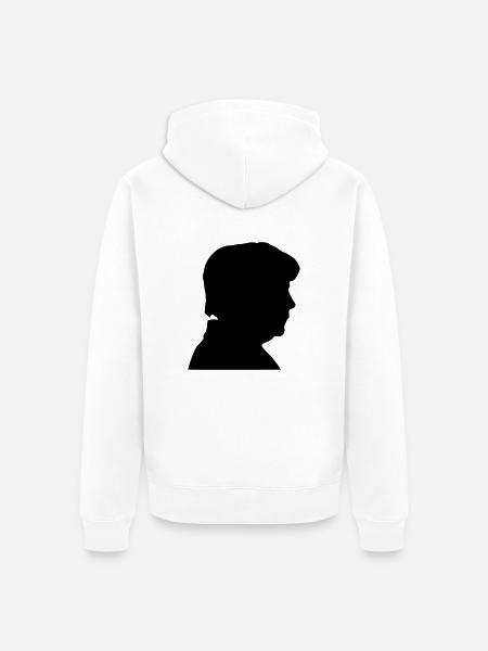 angie - Unisex Premium Organic Zip Hoodie - white