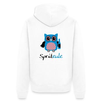 Spriteule - Veste à capuche bio Premium Unisexe - blanc - Dos - Thijin (182cm)