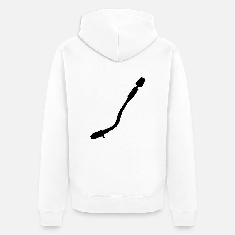 Turntable - Veste à capuche bio Premium Unisexe - blanc