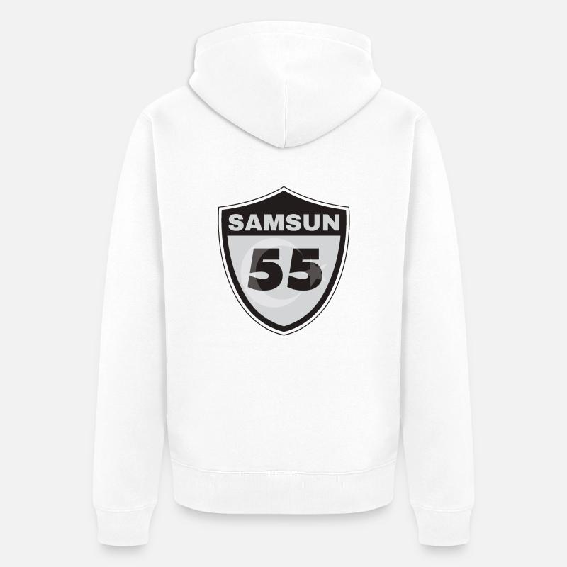 Samsun - Veste à capuche bio Premium Unisexe - blanc