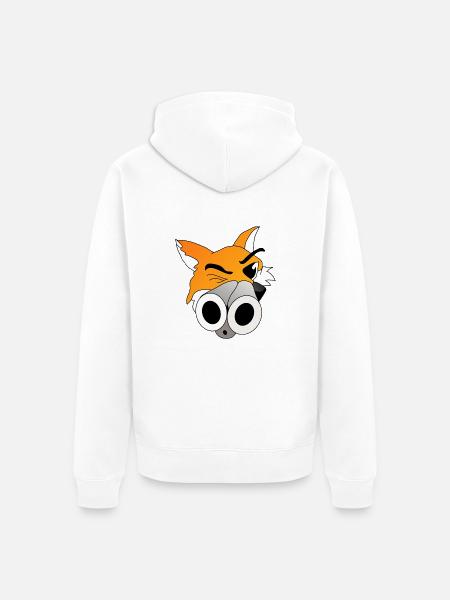 Schützenhaus Lichtenau Fox - Unisex Premium Bio Zip Hoodie - Weiß