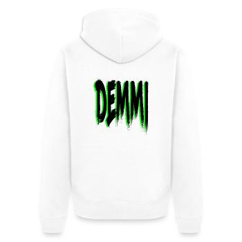 Demmi - Veste à capuche bio Premium Unisexe - blanc - Dos - Thijin (182cm)