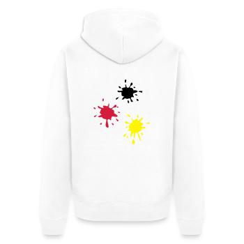 Art, paint (super cheap!) - Veste à capuche bio Premium Unisexe - blanc - Dos - Thijin (182cm)