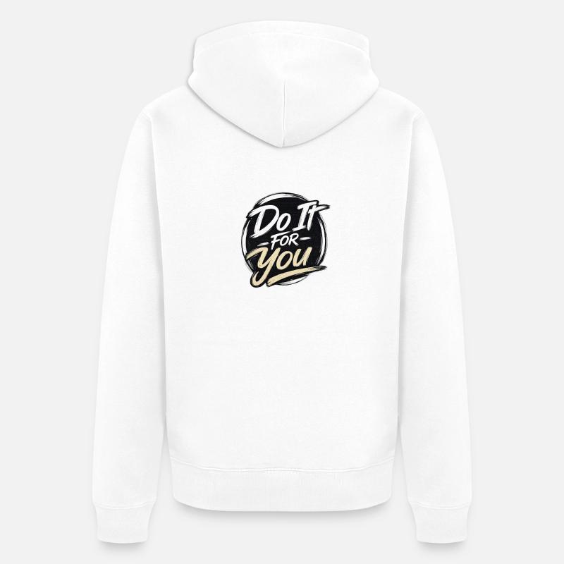 Fais-le pour toi - Veste à capuche bio Premium Unisexe - blanc
