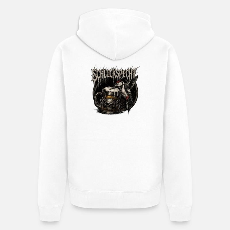Hirondelle - Veste à capuche bio Premium Unisexe - blanc