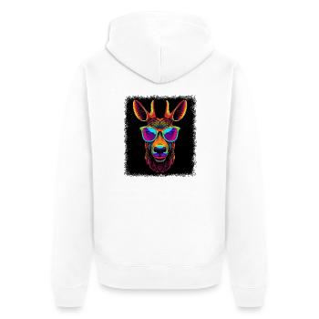 christmas clothing gifts sayings bday - Unisex Premium Bio Zip Hoodie - Weiß - Hinten - Thijin (182cm)