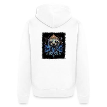 Christmas 2018 Sayings Christmas Family Matching - Unisex Premium Organic Zip Hoodie - white - Back - Thijin (182cm)