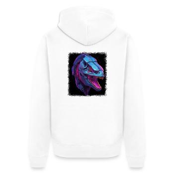 T-shirts de costume Trex - Veste à capuche bio Premium Unisexe - blanc - Dos - Thijin (182cm)