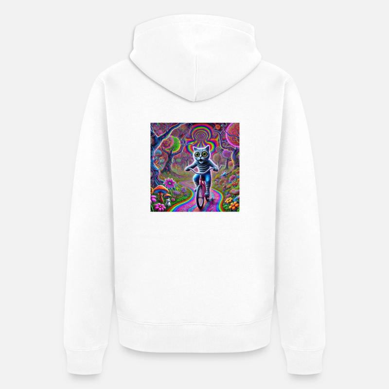89C984E6 74EA 4950 9037 656EA58D9FA0 - Unisex Premium Bio Zip Hoodie - Weiß