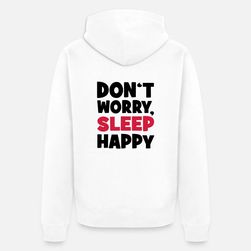 dormir - Veste à capuche bio Premium Unisexe - blanc