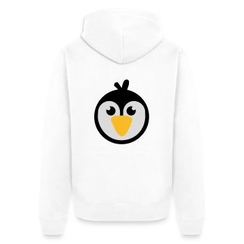 Manchot - Veste à capuche bio Premium Unisexe - blanc - Dos - Thijin (182cm)