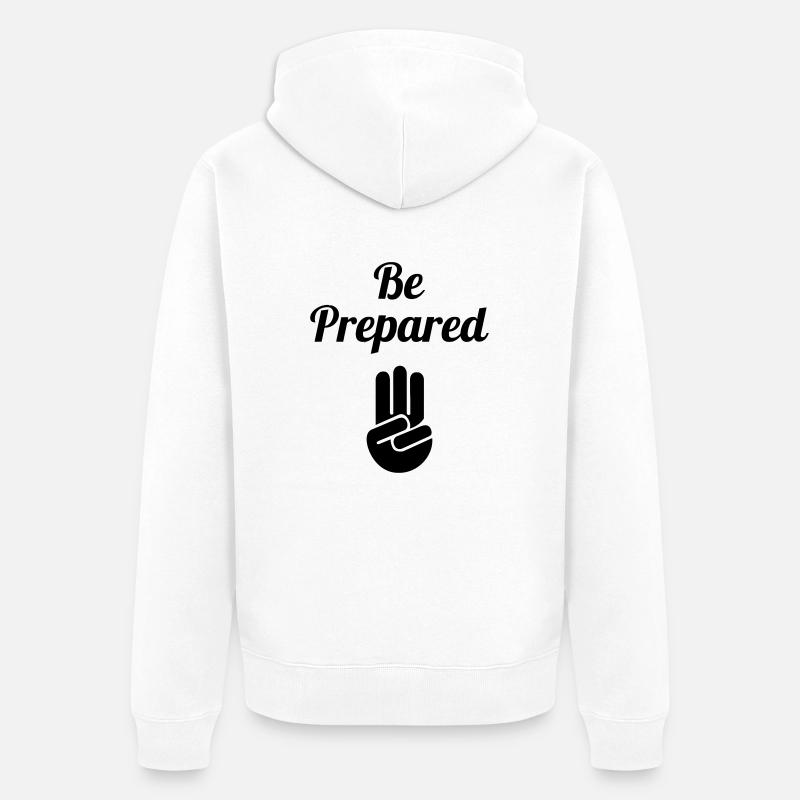 scout / scouting / scoutisme / guide - Veste à capuche bio Premium Unisexe - blanc