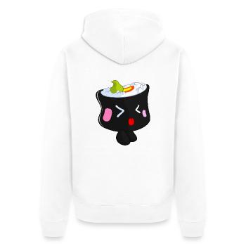Maki.png - Veste à capuche bio Premium Unisexe - blanc - Dos - Thijin (182cm)