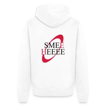Smee Heee Kryten Red Dwarf quote - Unisex Premium Organic Zip Hoodie - white - Back - Thijin (182cm)