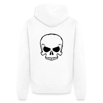 totenkopf - Veste à capuche bio Premium Unisexe - blanc - Dos - Thijin (182cm)
