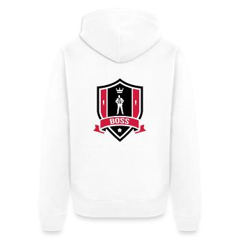Boss - Veste à capuche bio Premium Unisexe - blanc - Dos - Thijin (182cm)