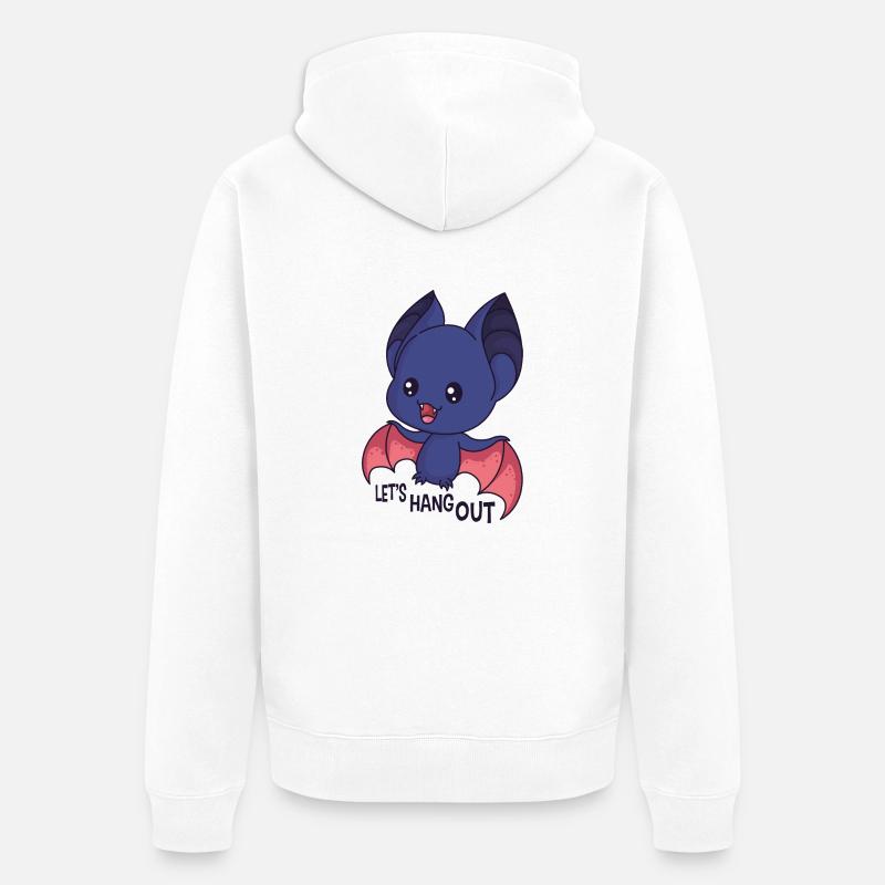 Sortir - Veste à capuche bio Premium Unisexe - blanc