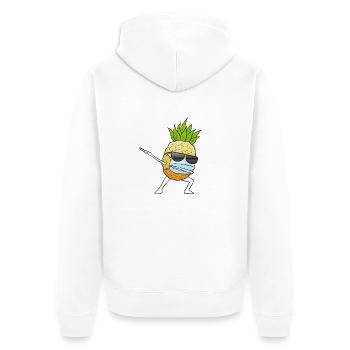 Ananas - Veste à capuche bio Premium Unisexe - blanc - Dos - Thijin (182cm)