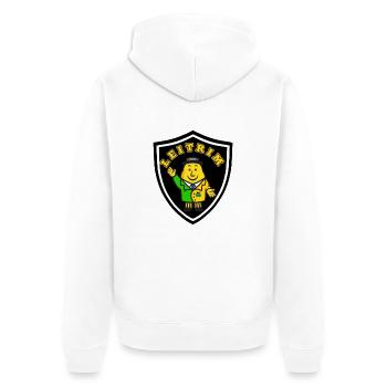Leitrim GAA - Veste à capuche bio Premium Unisexe - blanc - Dos - Thijin (182cm)