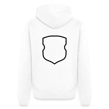 Coat of arms - Unisex Premium Organic Zip Hoodie - white - Back - Thijin (182cm)