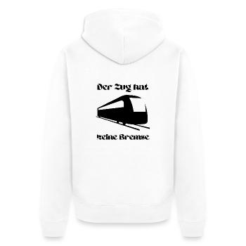 Partyspruch für Malle, Karneval ect. - Kostümidee - Unisex Premium Bio Zip Hoodie - Weiß - Hinten - Thijin (182cm)
