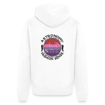 Astronomie Orion - Veste à capuche bio Premium Unisexe - blanc - Dos - Thijin (182cm)