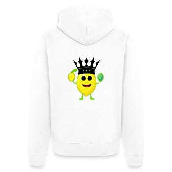 Citrons Citrons Fruits du Rois - Veste à capuche bio Premium Unisexe - blanc - Dos - Thijin (182cm)
