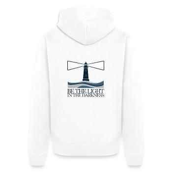 PHARES - Veste à capuche bio Premium Unisexe - blanc - Dos - Thijin (182cm)