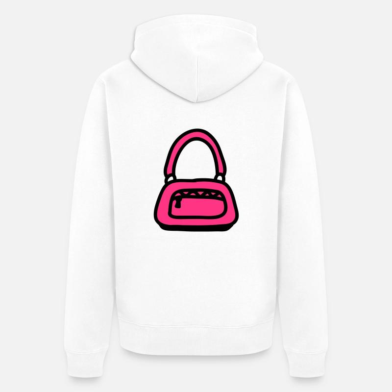 Sac à main - Veste à capuche bio Premium Unisexe - blanc