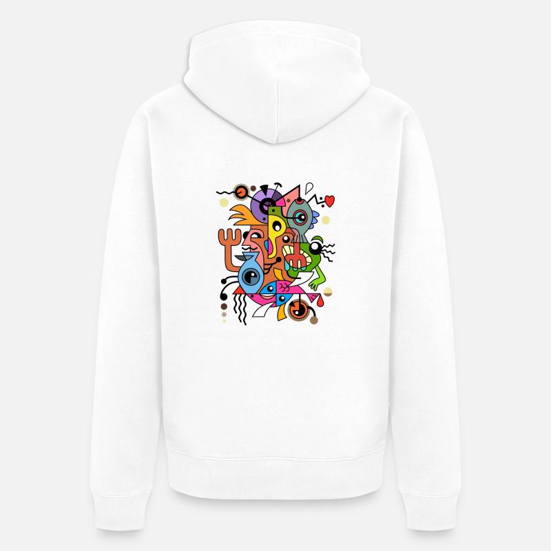 La Maison du Pêcheur - Veste à capuche bio Premium Unisexe - blanc