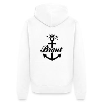 Braut T-Shirt - Junggesellinnenabschieds T-Shirts - Unisex Premium Bio Zip Hoodie - Weiß - Hinten - Thijin (182cm)
