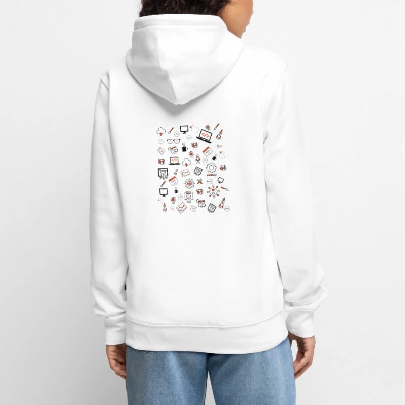 Java developer programming Unisex Premium Organic Zip Hoodie