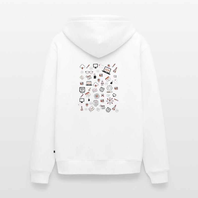 Java developer programming Unisex Premium Organic Zip Hoodie