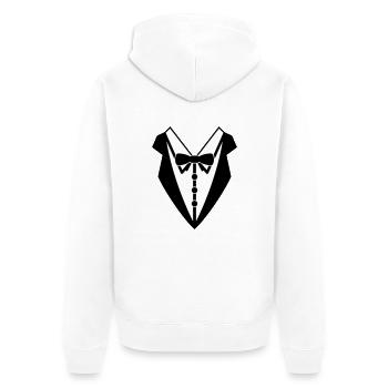 smoking - Veste à capuche bio Premium Unisexe - blanc - Dos - Thijin (182cm)