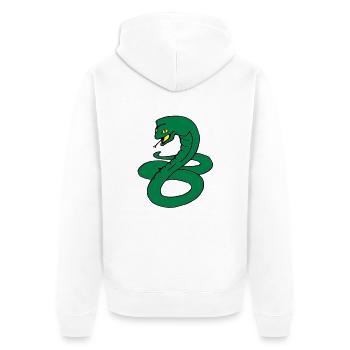 Cobra - Veste à capuche bio Premium Unisexe - blanc - Dos - Thijin (182cm)