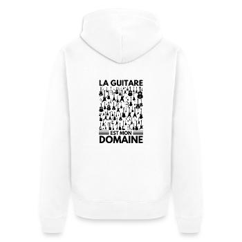 Guitare - Veste à capuche bio Premium Unisexe - blanc - Dos - Thijin (182cm)