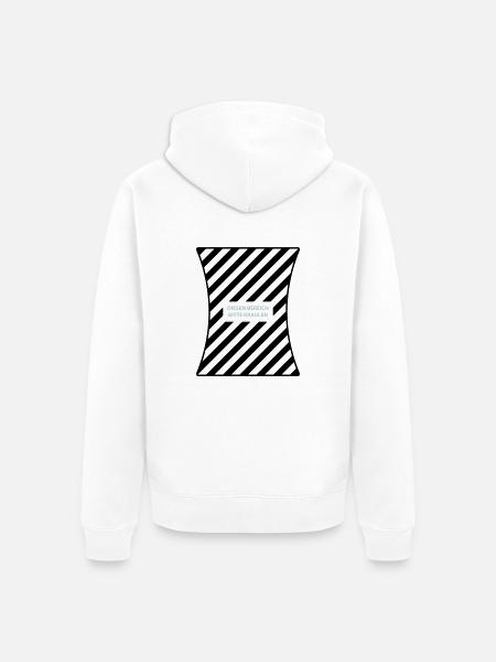 Please crawl - Unisex Premium Organic Zip Hoodie - white