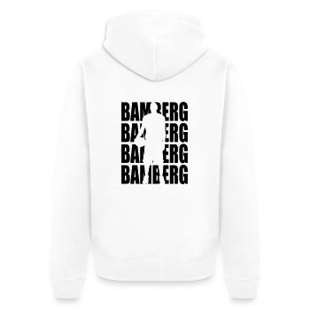 Bamberg Basketball - Veste à capuche bio Premium Unisexe - blanc - Dos - Thijin (182cm)