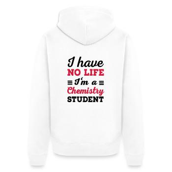 Chimie - Veste à capuche bio Premium Unisexe - blanc - Dos - Thijin (182cm)