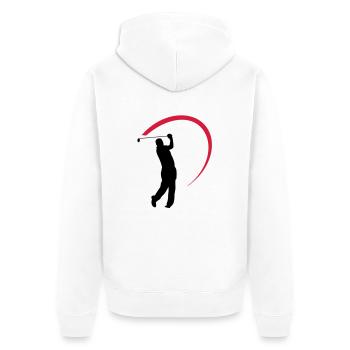 golf - Veste à capuche bio Premium Unisexe - blanc - Dos - Thijin (182cm)