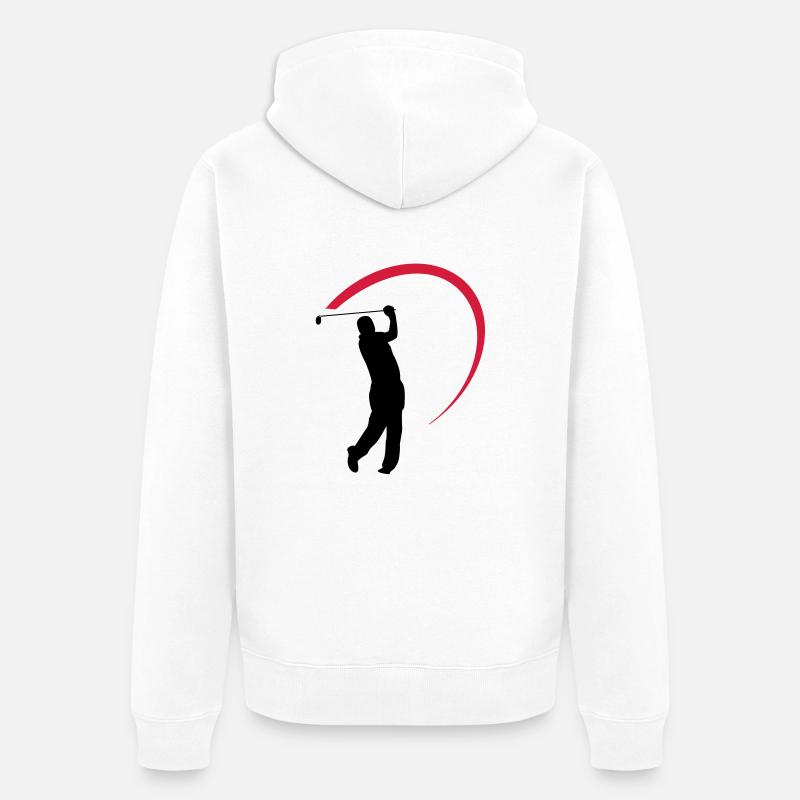 golf - Veste à capuche bio Premium Unisexe - blanc