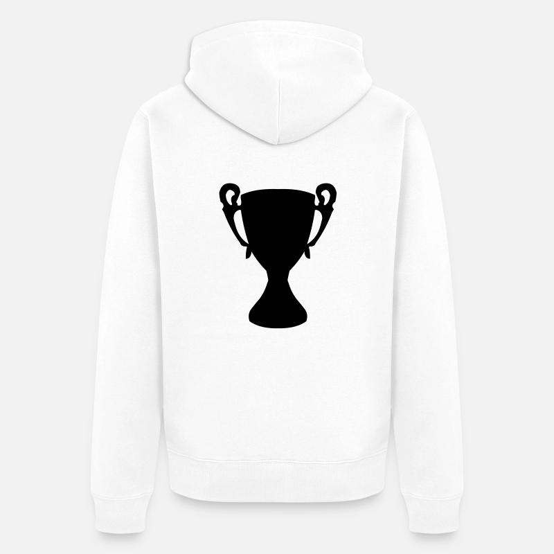 cup - Veste à capuche bio Premium Unisexe - blanc